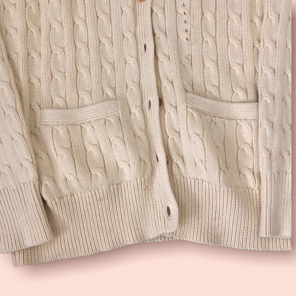 Ralph Lauren Womens Sweater Cardigan (L) - Picture 4 of 4